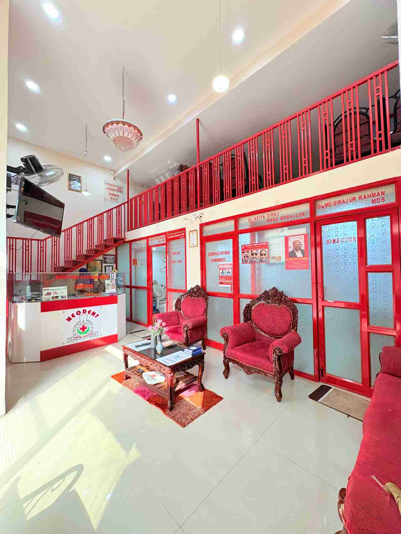 A patient treatment room inside a NeoDent Dental Hospital